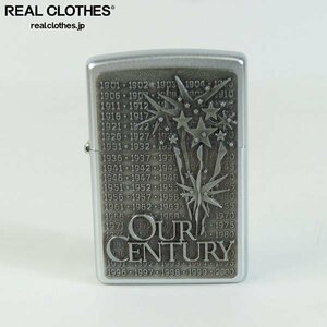 ZIPPO/ジッポー OUR CENTURY/アワーセンチュリー メタル貼り 1999年製 /LPL