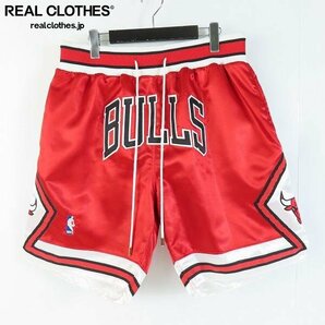 just don/ジャストドン Chicago Bulls home shorts/シカゴブルズ ホーム ショーツ/XL /060の画像1