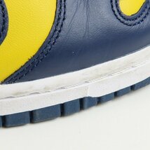 NIKE/ナイキ DUNK LOW RETRO MICHIGAN/ダンク ロー レトロ ミシガン DD1391-700 28 /080_画像7