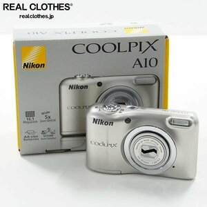 【ジャンク】Nikon/ニコン COOLPIX A10 電池駆動 コンパクトデジタルカメラ /000