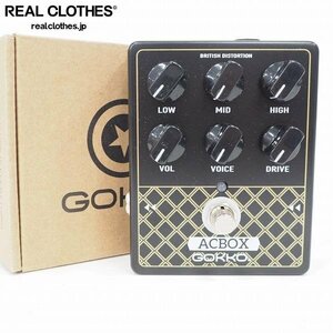 【美品】GOKKO AUDIO ACBOX UK Sound Drive GK-35 アンプ シミュレーター エフェクター/動作確認済 /000