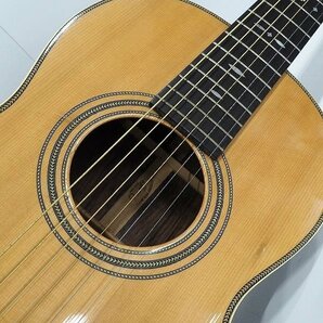 ★【ジャンク】SUZUKI VIOLIN/スズキ Three S アコースティックギター/アコギ スモールボディ バンジョーペグ 同梱×/160の画像6