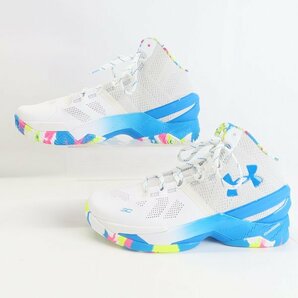 UNDER ARMOUR/アンダーアーマー CURRY 2 カリー2 SPLASH PARTY 3026282-100 27.0 /080の画像4