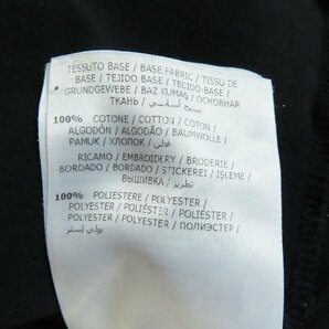 ☆MONCLER/モンクレール MAGLIA マグリア 刺繍 半袖 Tシャツ ブラック C10918035050/XXL /LPLの画像6