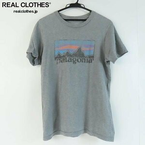 ☆patagonia/パタゴニア プリント半袖Tシャツ グレー S /LPL