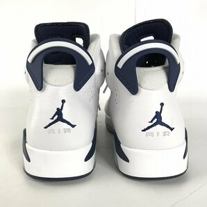 NIKE/ナイキ AIR JORDAN 6 RETRO MIDNIGHT NAVY エアジョーダン6 ホワイト/ミッドナイトネイビー/CT8529-141/28.5 /080の画像2