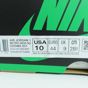 【未使用】NIKE/ナイキ AIR JORDAN 1 RETRO HIGH OG CELTICS LUCKY GREEN/セルティックス ラッキー グリーン DZ5485-031/28 /080の画像8