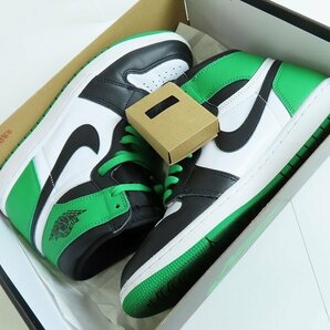 NIKE/ナイキ AIR JORDAN 1 RETRO HIGH OG CELTICS LUCKY GREEN/セルティックス ラッキー グリーン DZ5485-031/27 /080の画像8