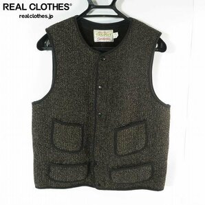 ☆TROPHY CLOTHING/トロフィークロージング Brown Browns Vest/ビーチクロス ベスト TR16AW-303/40 /060の画像1