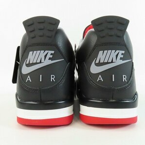 【未使用】NIKE/ナイキ AIR JORDAN 4 BRED REIMAGINED/エアジョーダン4 レトロ ブレッド リイマジンド FV5029-006/27.5 /080の画像2