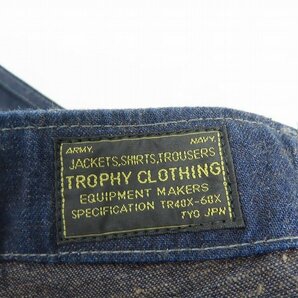 TROPHY CLOTHING/トロフィークロージング デニム ベイカーパンツ/36 /060の画像3