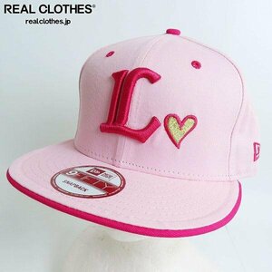 【未使用】NEW ERA/ニューエラ 西武ライオンズ 9FIFTY キャップ Lions Heart Pink/Rose スナップバック /000