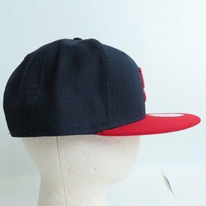 NEW ERA/ニューエラ 西武ライオンズ 9FIFTY イニシャルロゴ刺繍 キャップ Red/Navy スナップバック /000の画像4