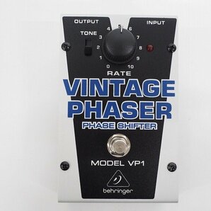 【美品】BEHRINGER/ベリンガー VINTAGE PHASER VP1 フェイザー エフェクター/動作確認済 /000の画像2