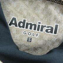 ☆【未使用】ADMIRAL GOLF/アドミラルゴルフ ユニオンジャック チェックハーフスリーブ モックネックシャツ ADLA266/S /LPL_画像3