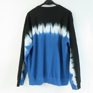 ☆LAST NEST/ラストネスト 22aw ripple tie dye sweat/L /060の画像2