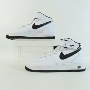 (1)【未使用】NIKE/ナイキ AIR FORCE 1 MID 07/エアフォース1 ミッド ホワイト/ブラック DV0806-101 26.5 /080の画像4