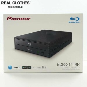 【未開封】Pioneer/パイオニア BDR-X12JBK 外付け BDドライブ ブルーレイディスクドライブ /080の画像1