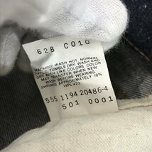 LEVIS/リーバイス 501 刻印555 米国製 BIG E 不均等V ボタンフライ 501-0001/W30L40 /060_画像6