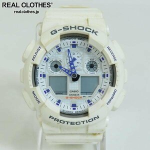 G-SHOCK/Gショック デジアナ Newコンビネーションモデル GA-100A-7A【動作未確認】 /000