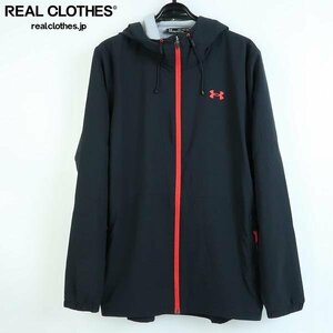 ☆UNDER ARMOUR/アンダーアーマー WOVEN JACKET A Ex ジッパージャケット スウェットパーカー 1362347-001 XXL /060