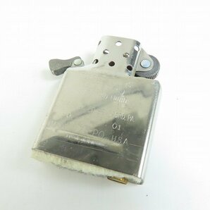 ZIPPO/ジッポー ヤモリ/トカゲデザイン プレート貼り 鏡面加工 2001年製 /LPLの画像6