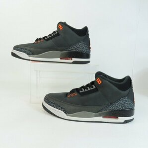 【未使用】NIKE/ナイキ AIR JORDAN 3 RETRO FEAR/エア ジョーダン 3 レトロ フィアー CT8532-080/28 /080の画像4