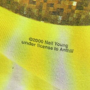 ☆NEIL YOUNG/ニールヤング MUSIC IN HEAD TOUR 2000 タイダイ柄 バンドTシャツ /L /LPLの画像5