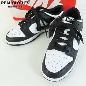 【未使用】NIKE/ナイキ DUNK LOW RETRO PANDA ダンク ロー パンダ DD1391-100/27 /080の画像1