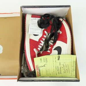 NIKE/ナイキ AIR JORDAN 1 HIGH OG LOST＆FOUND CHICAGO/ロスト＆ファウンド シカゴ DZ5485-612/27.5 /080の画像9