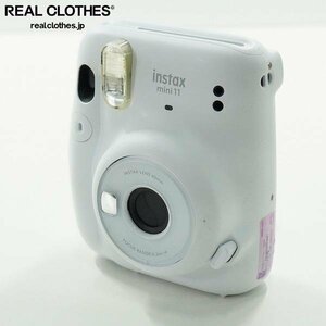 FUJIFILM/富士フィルム instax mini 11 チェキ インスタントカメラ アイスホワイト 簡易動作確認済み /000