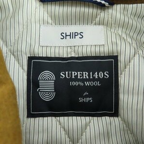 ☆SHIPS/シップス SUPER140'S ウール コート/L /080の画像3