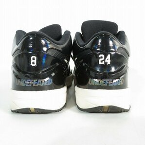 【観賞用】NIKE×UNDEFEATED/ナイキ×アンディフィーテッド KOBE IV PROTRO UNDFTD PE CQ3869-001/29 /080の画像2