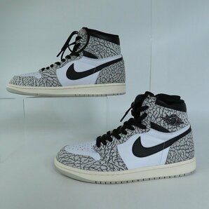 NIKE/ナイキ AIR JORDAN 1 HIGH OG WHITE CEMENT/エア ジョーダン 1 ハイ OG ホワイト セメント DZ5485-052/27 /080の画像4