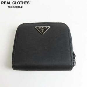 PRADA/プラダ ラウンドジップ 二つ折りコンパクト財布 /000の画像1