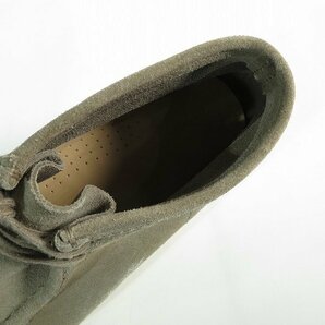 CLARKS ORIGINALS/クラークスオリジナルズ Wallabee Boot/ワラビー ブーツ Sage Combi セージペイント 白 ペンキ/UK8 /080の画像5