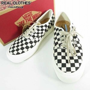 VANS/バンズ Authentic Sf/オーセンティック チェッカー/チェック ローカットスニーカー VN0A3MU642/26.5 /080