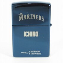 ZIPPO/ジッポー ROOKIE OF THE YEAR 2001 MLB SEATTLE MARINERS 51 ICHIRO イチロー メタル貼り no.0076 03年製 /000_画像2