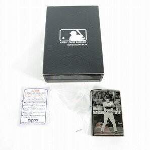 ZIPPO/ジッポー NEWYORK YANKEES/ニューヨークヤンキース 55 MATSUI HIDEKI/松井秀喜 no.0401 04年製 /000の画像8