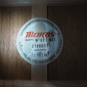 ★【美品】MORRIS/モーリス M-021 NAT アコースティックギター/アコギ ソフトケース付 同梱×/170の画像6