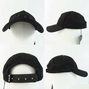 【未使用】BALR./ボーラー Classic Cotton Cap ベースボールキャップ ブラック B10015/One Size /000の画像2