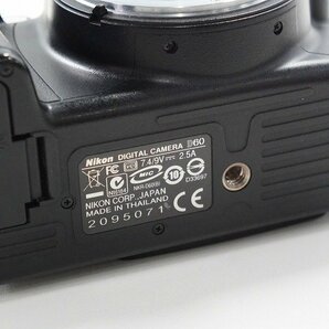 Nikon/ニコン D60 デジタル一眼レフカメラ ボディ 動作未確認 /000の画像8