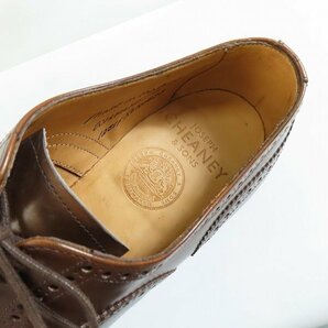 JOSEPH CHEANEY/ジョセフチーニー WILFRED BURNISHED MOCHA シューズ/7 /080の画像5