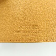【未使用】PORTER/ポーター DOUBLE ダブル フラップ 二つ折り財布 129-06011 /000_画像6