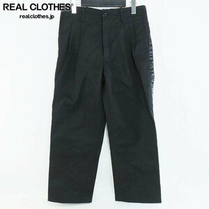 SEQUEL/シークエル CHINO PANTS (TYPE-C) タキシードデザイン 2タックチノパンツ SQ-21AW-PT-06/S /060