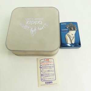 ZIPPO/ジッポー BEAUTY/ビューティ LIMITED EDITION No.0802 メタル貼り 1999年製 /LPLの画像8