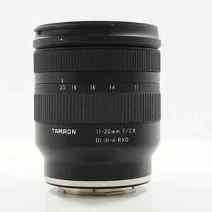 TAMRON/タムロン B060 11-20mm F/2.8 Di III-A RXD Eマウント用 大口径超広角 ズームレンズ カメラ レンズ AF動作確認済み /000の画像6