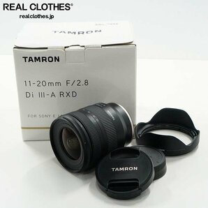TAMRON/タムロン B060 11-20mm F/2.8 Di III-A RXD Eマウント用 大口径超広角 ズームレンズ カメラ レンズ AF動作確認済み /000の画像1