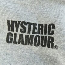 ☆HYSTERIC GLAMOUR/ヒステリックグラマー SEE NO EVIL ジップアップ パーカー グレー 02233CF12/XL /060_画像7