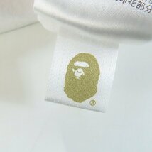 ☆A BATHING APE/アベイシングエイプ キッズ サル顔Tシャツ 001TEJ306030K/160 /LPL_画像6